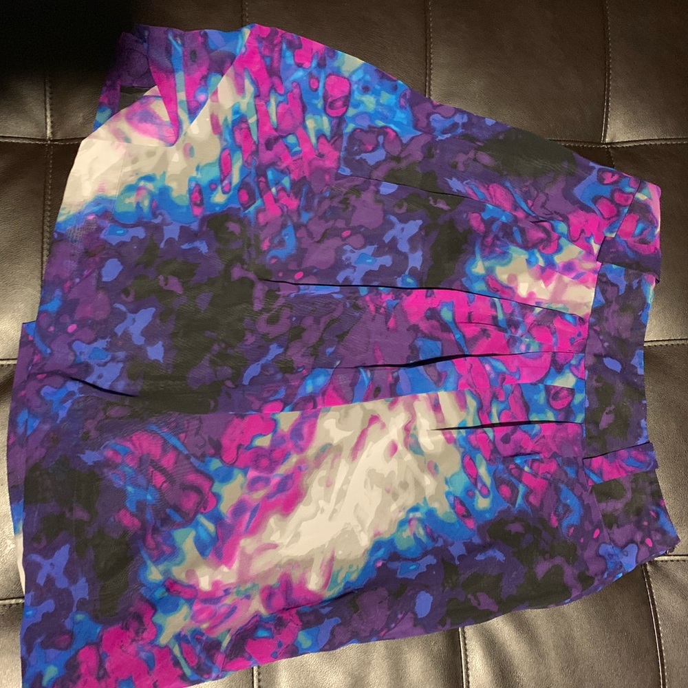 Watercolor Mid length skirt